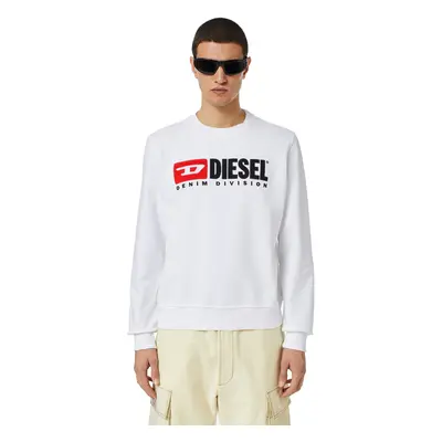 Diesel Sweatshirt - S-GINN-DIV SWEAT-SHIRT white