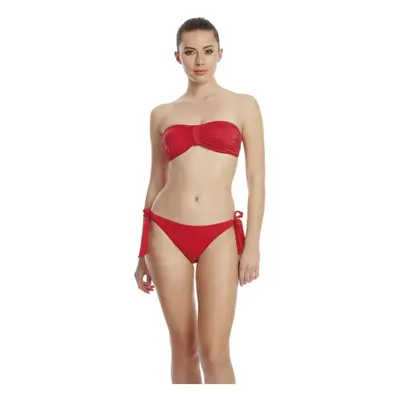 Dagi Red Lace-Up Single Bikini Bottom