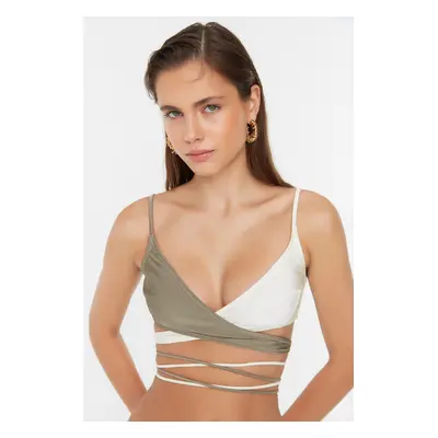 Dámský bikinový top Trendyol Color block