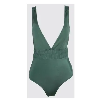 Trendyol Deep V-Neck Swimsuit