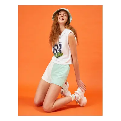 Koton Color Block Shorts Cotton