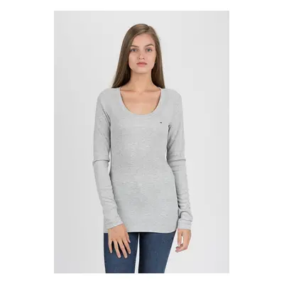 Tommy Jeans T-shirt - TJW ORIGINAL RIB LONGSLEEVE grey