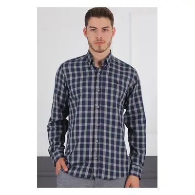 G718 DERBERRY MEN'S SHIRT-LACİVERT