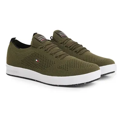 Tommy Hilfiger Sneakers - SUSTAINABLE KNIT SOCK CUPSOLE green