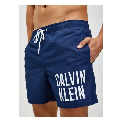 Calvin Klein Underwear Tmavě modré pánské plavky Calvin Klein