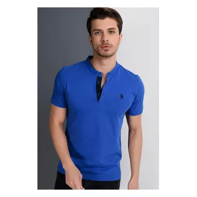 T8560 DEWBERRY T-SHIRT-LIGHT SAX