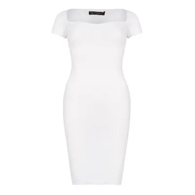 Z2016 DEWBERRY WOMEN'S DRESS-PLAIN WHITE