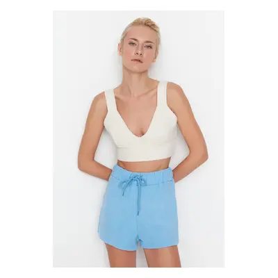 Trendyol Blue Basic Knit Shorts & Bermuda