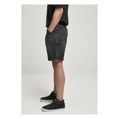 Carpenter Jeans Shorts pravé černé seprané