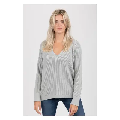 Tommy Hilfiger Sweater - HASEL V-NK SWTR grey