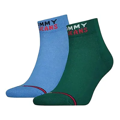 Tommy Jeans Socks - TH UNI TJ QUARTER 2P multicolor