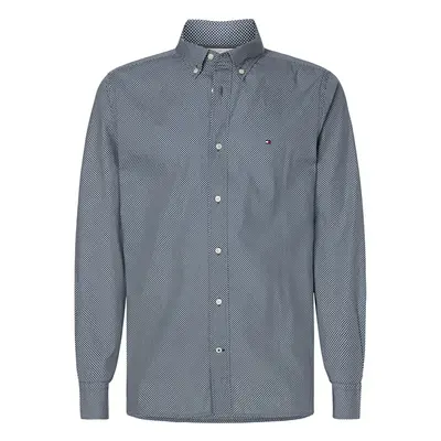 Tommy Hilfiger Shirt - MICRO BANDANA PRINT SHIRT blue