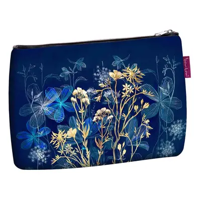 Bertoni Unisex's Cosmetic Bag Solo Midnight Navy Blue