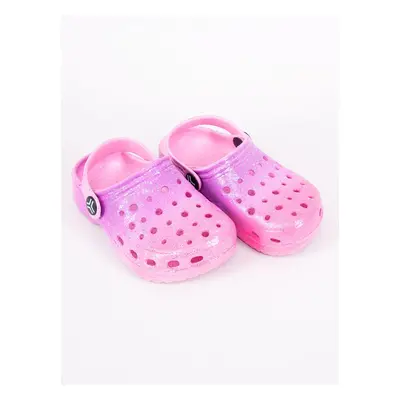 Yoclub Kids's Girls Crocs Shoes Slip-On Sandals OCR-0042G-9900