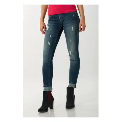 Tommy Jeans Jeans - TOMMY HILFIGER LOW RISE SKINNY SOPHIE DYASTD blue