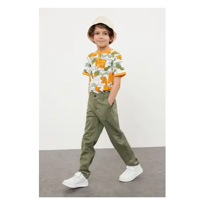 Trendyol Khaki Boy Regular Chino Woven Trousers