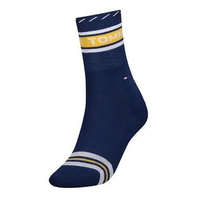 Tommy Hilfiger Socks - TH WOMEN SOCK 1P LOGO SOCK dark blue