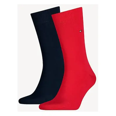 2PACK pánské ponožky Tommy Hilfiger vysoké vícebarevné (371111 085)