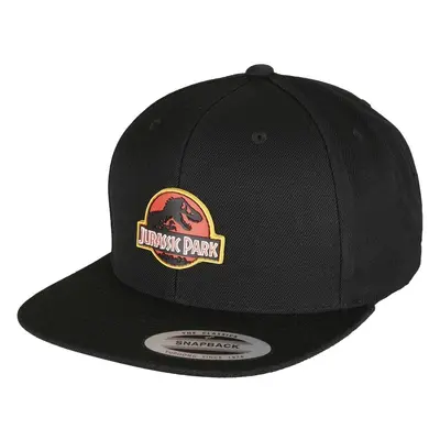 Černý Snapback s logem Jurského parku