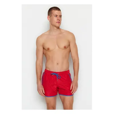 Trendyol Men's Red Men's Short Triangle Swimwear Marine Shorts