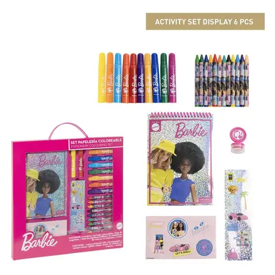 COLOURING STATIONERY SET DISPLAY BARBIE