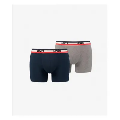 2PACK pánské boxerky Levis vícebarevné