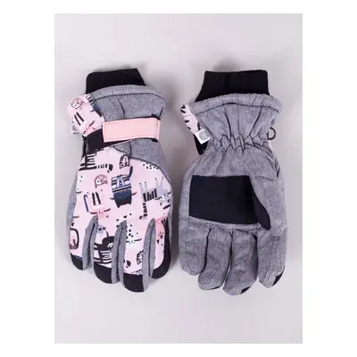 Yoclub Kids's Children's Winter Ski Gloves REN-0246G-A150