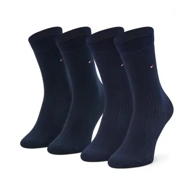 Tommy Hilfiger Socks - TH WOMEN SOCK 2P SHEER STRIPE blue