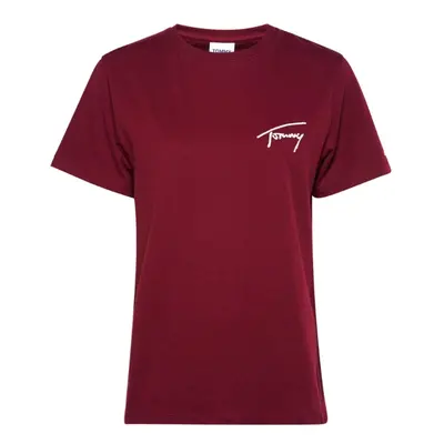 Tommy Jeans T-Shirt - TJW RLXD TOMMY SIGNA red