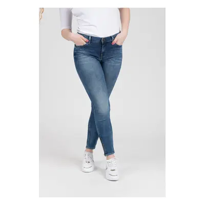 Tommy Jeans Jeans - NORA MID RISE SKNY ANKL ZIP MNM blue