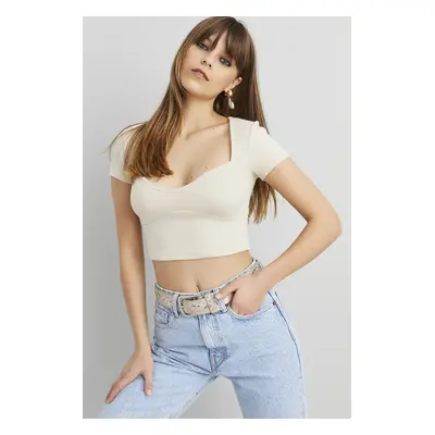 Cool & Sexy Women's Stone Camisole Crop Blouse ELT58