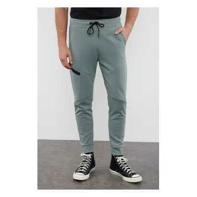 Trendyol Mint Regular Cut Stitched Pocket Detailed Sportswear Sweatpants