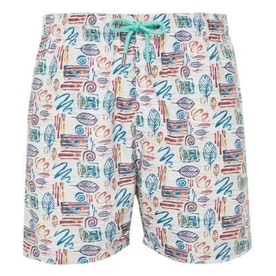 Trendyol Multi Color Standard Size Leaf Print Swim Shorts