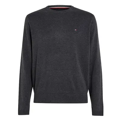 Sweater - TOMMY HILFIGER CORE COTTON-SILK CNECK grey