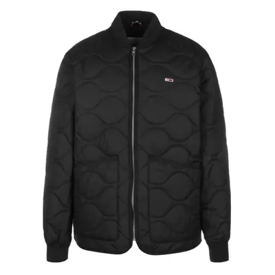 Tommy Jeans Jacket - TJM COLLEGIATE QUILTED BOMBER black