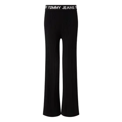 Tommy Jeans Pants - TJW CABLE KNIT PANTS black