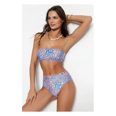 Bikini set Trendyol TBESS22BT0018/Blue-Multicolor