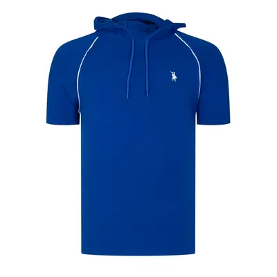 T8570 DEWBERRY HOODED MEN'S T-SHIRT-PLAIN SAKS