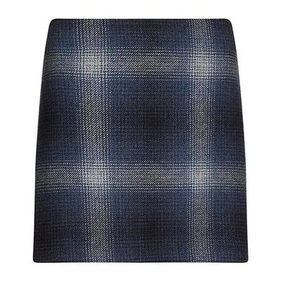 Skirt - Tommy Hilfiger WOOL SHADOW CHECK SHORT SKIRT blue