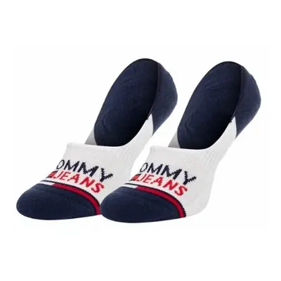 Tommy Hilfiger Socks - TH UNISEX TOMMY JEANS NO SHOW MID CUT 2P white