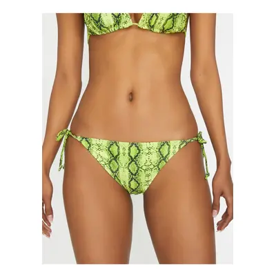 Koton Snakeskin Pattern Bikini Bottoms