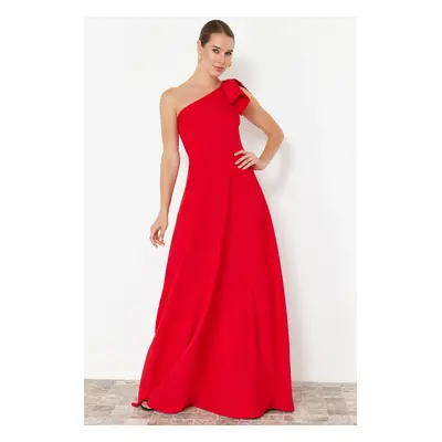 Trendyol Red A-Line Woven Elegant Evening & Graduation Dress