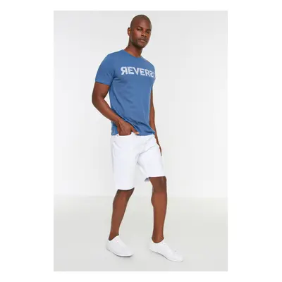 Trendyol White Men Regular Fit Shorts & Bermuda