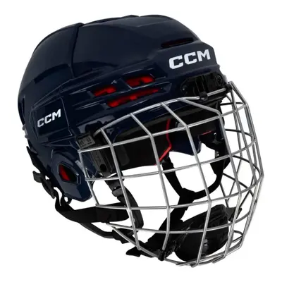 CCM Tacks navy Hokejová helma Combo Žák (youth)