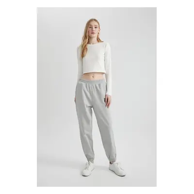 DEFACTO Coool Basic Plain Waist Elastic Leg Jogger Sweatpants