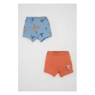 DEFACTO Baby Boy Palm Tree Patterned 2-Piece Shorts