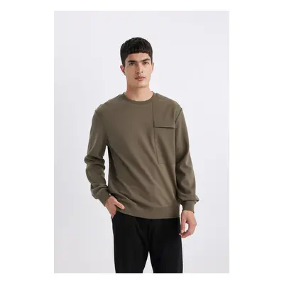 DEFACTO Regular Fit Crew Neck Sweatshirt