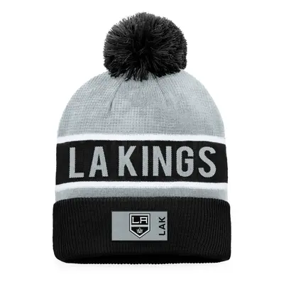 Zimní čepice Fanatics Authentic Pro Game & Train Cuffed Pom Knit Los Angeles Kings