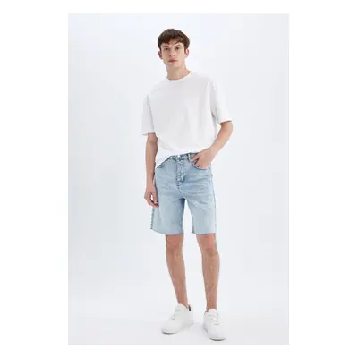 DEFACTO Loose Fit Jean Bermuda Shorts