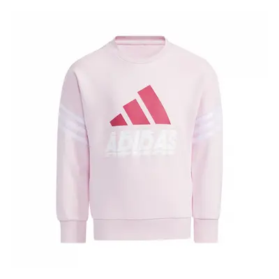 Dětská mikina adidas Graphic Crew Neck Clear Pink